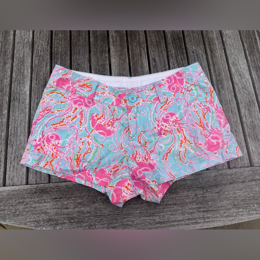 Lilly Pulitzer Walsh Short Jellies Be Jammin' EUC